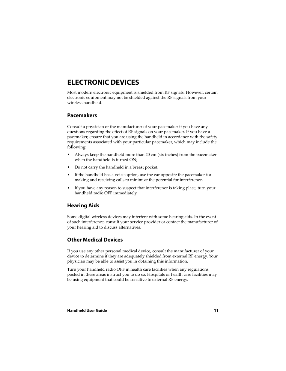 Electronic devices | Blackberry 6710 User Manual | Page 11 / 309