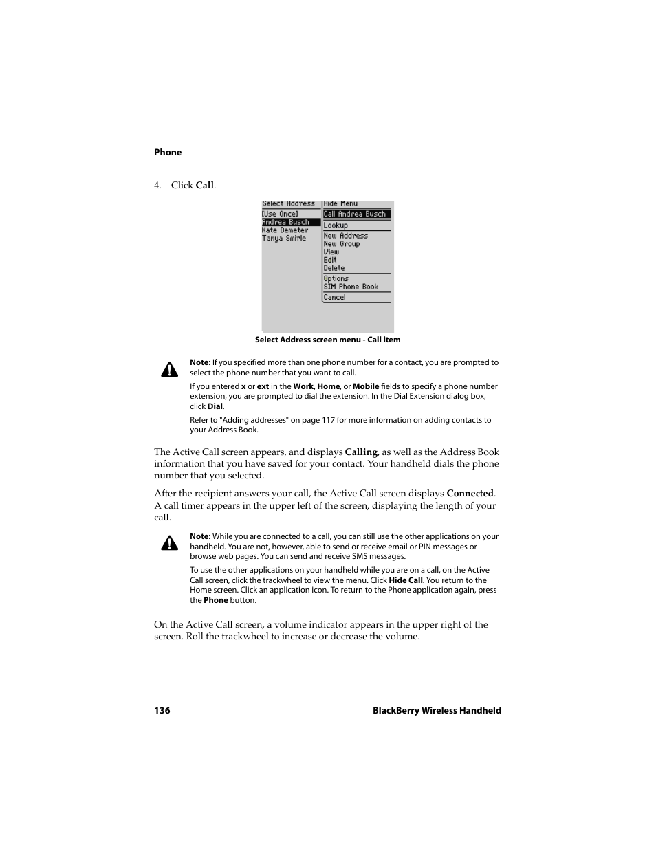 Blackberry 6710 User Manual | Page 136 / 309