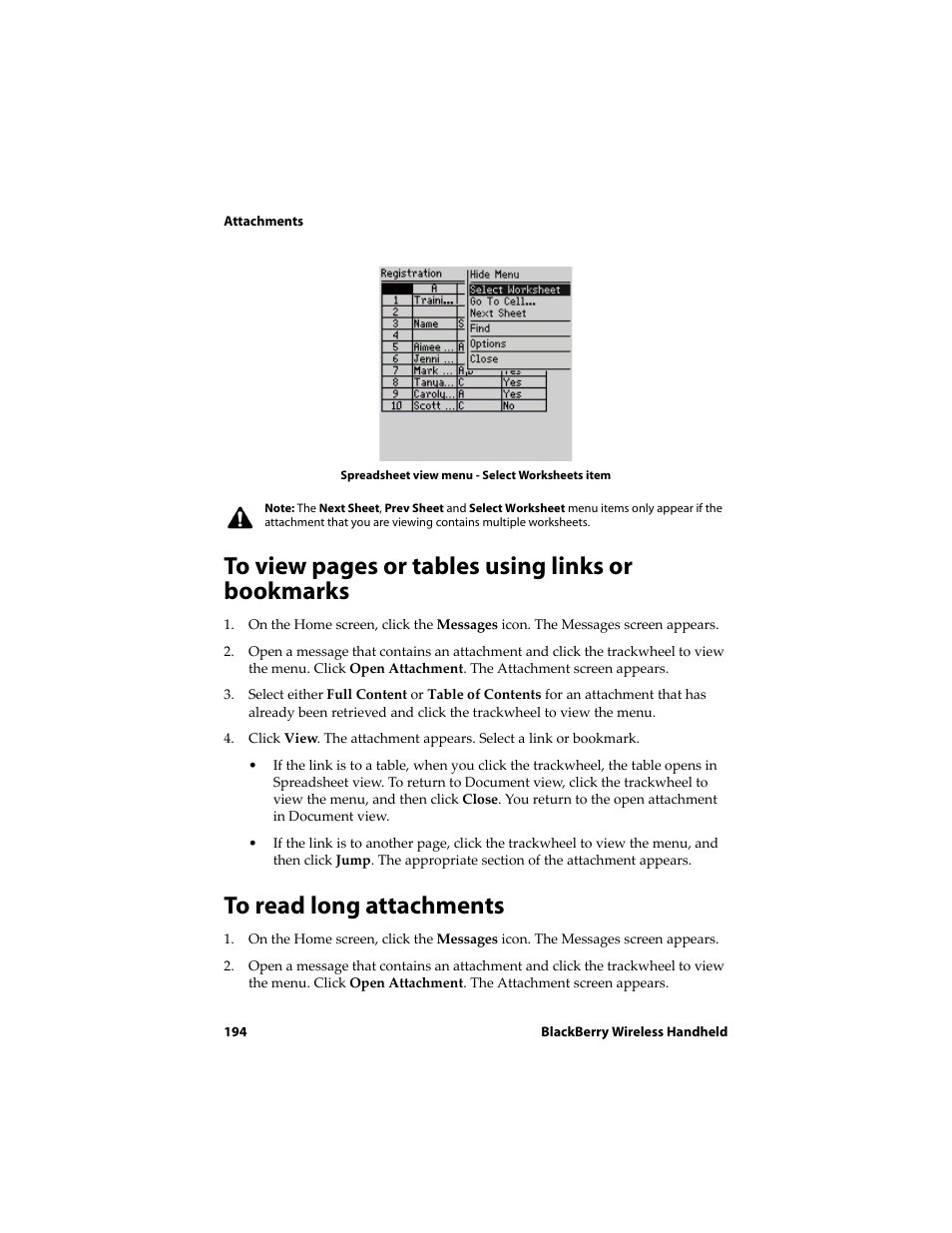 To read long attachments | Blackberry 6710 User Manual | Page 194 / 309