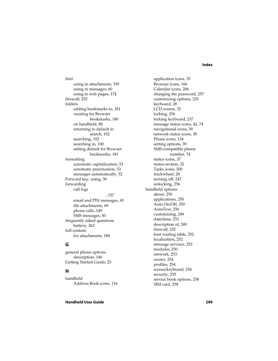 Forwarding | Blackberry 6710 User Manual | Page 299 / 309