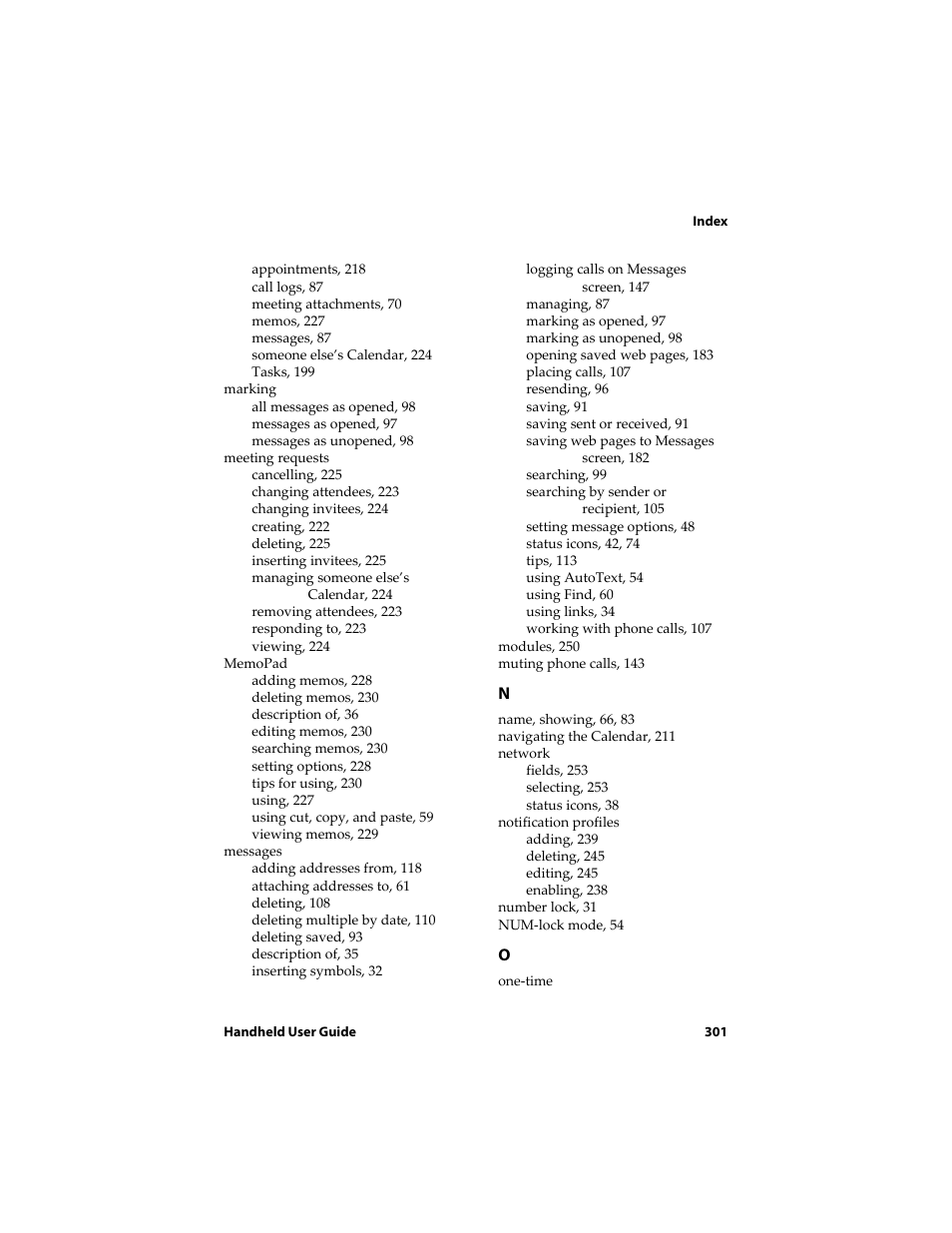 Blackberry 6710 User Manual | Page 301 / 309