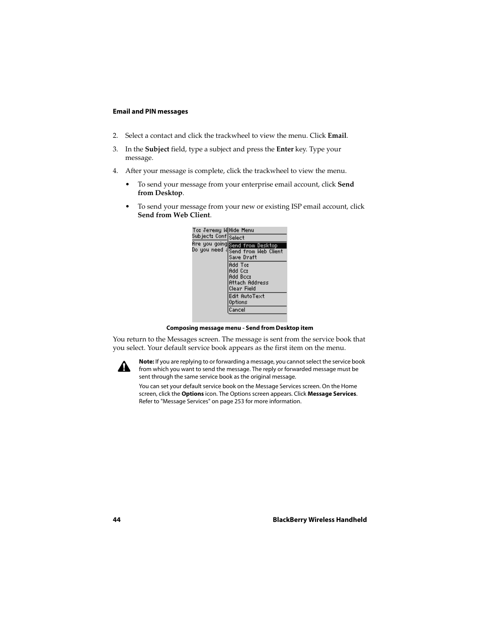 Blackberry 6710 User Manual | Page 44 / 309