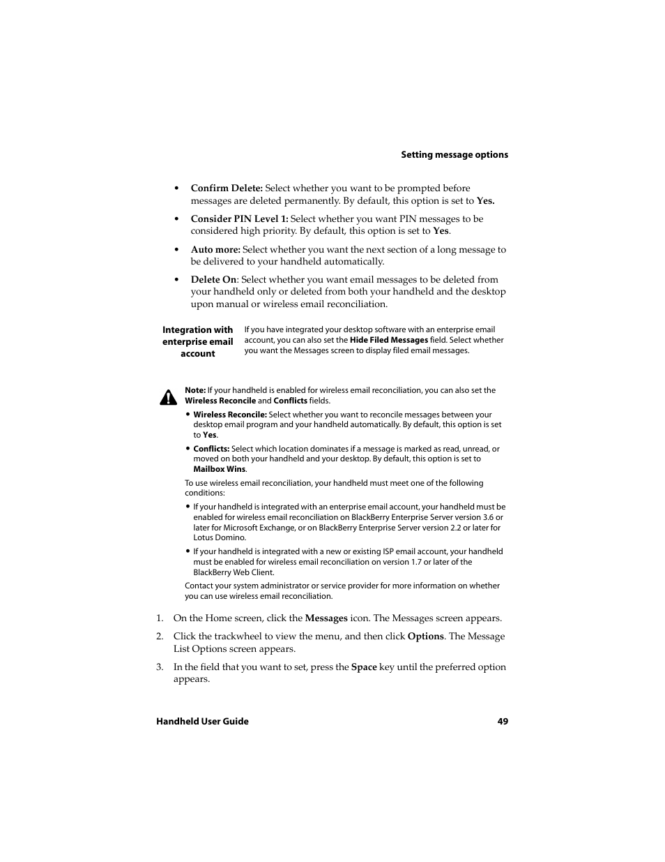 Blackberry 6710 User Manual | Page 49 / 309