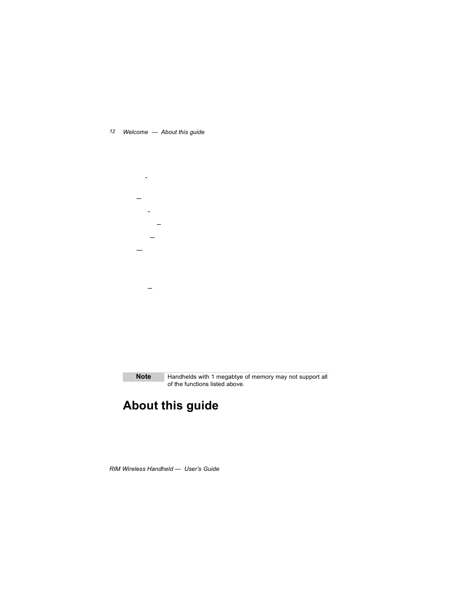 About this guide | Blackberry RIM 950 User Manual | Page 12 / 153