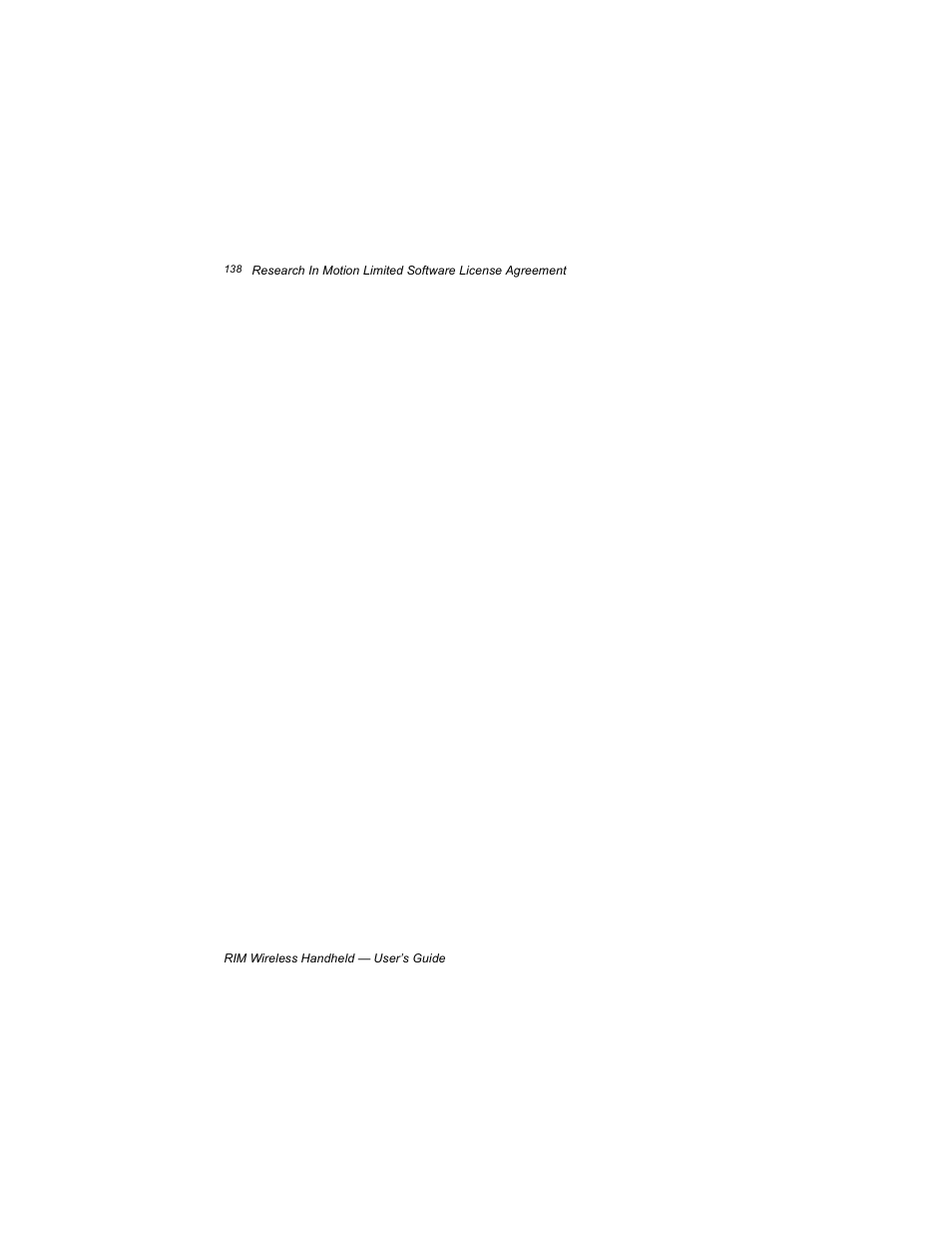 Blackberry RIM 950 User Manual | Page 138 / 153