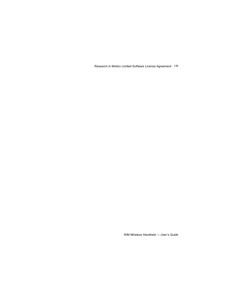 Blackberry RIM 950 User Manual | Page 139 / 153