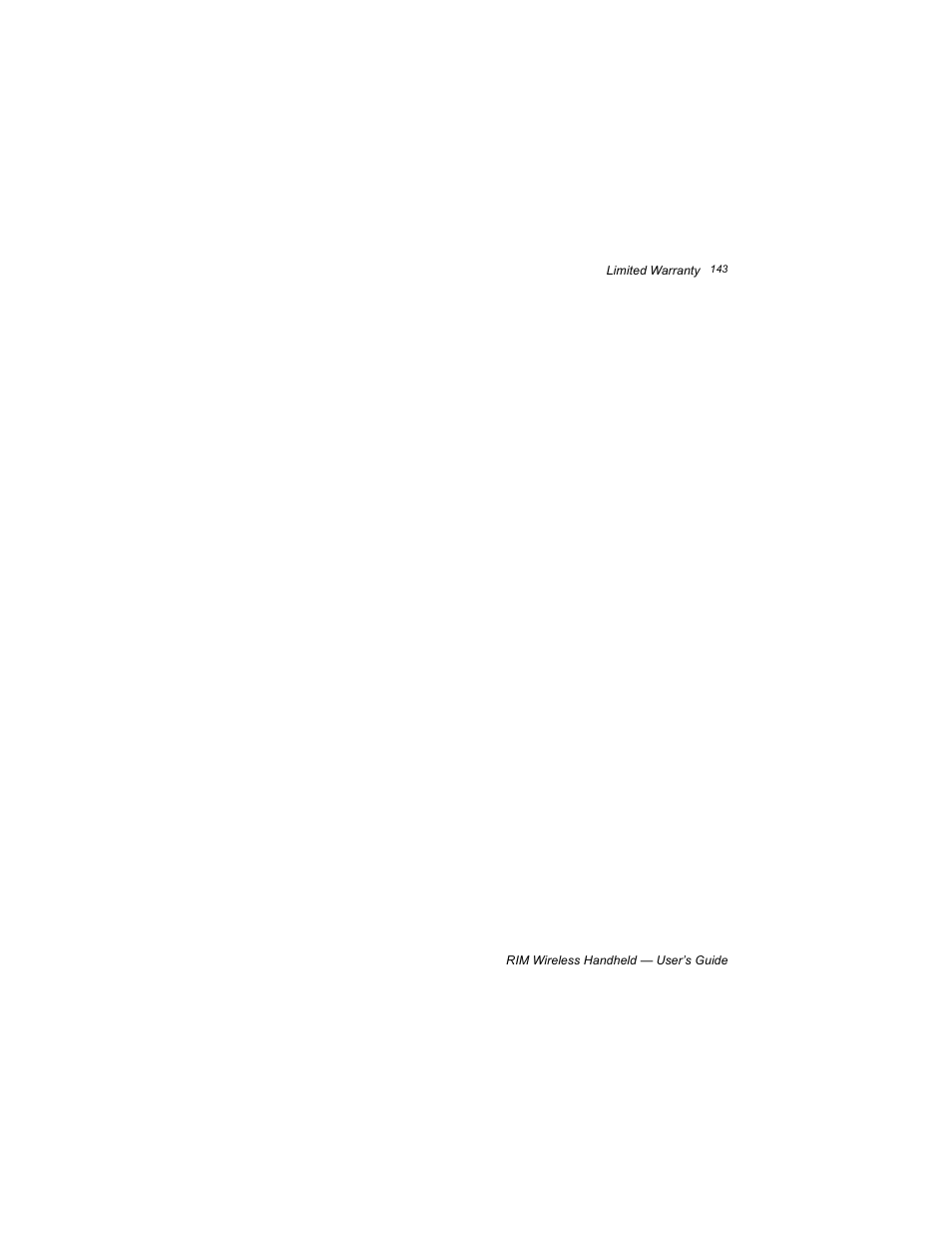 Blackberry RIM 950 User Manual | Page 143 / 153