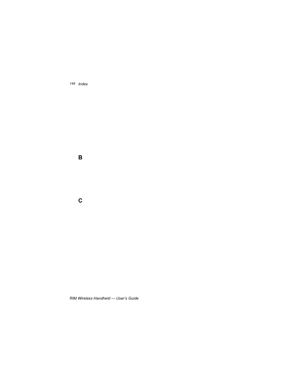 Blackberry RIM 950 User Manual | Page 146 / 153