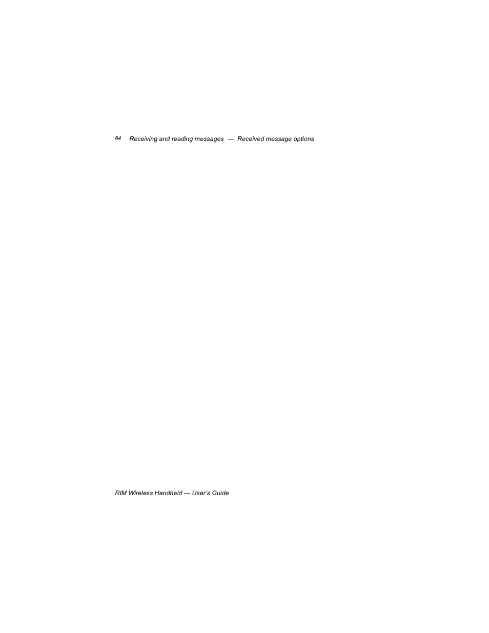 Blackberry RIM 950 User Manual | Page 64 / 153