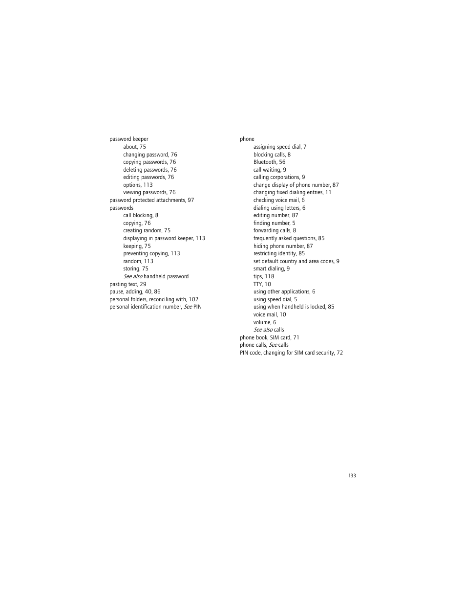 Blackberry BlackBerry User Manual | Page 133 / 140