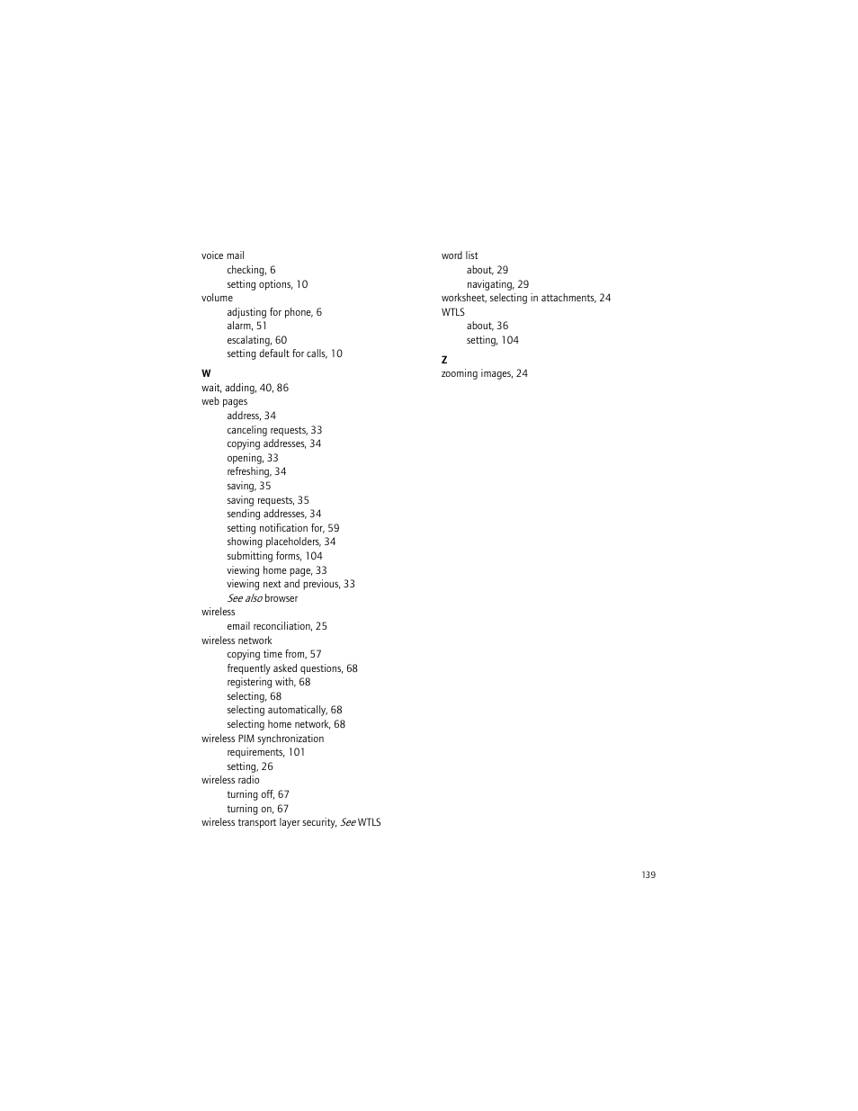 Blackberry BlackBerry User Manual | Page 139 / 140