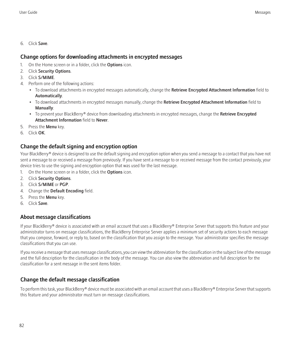 Blackberry Bold 9700 User Manual | Page 84 / 332