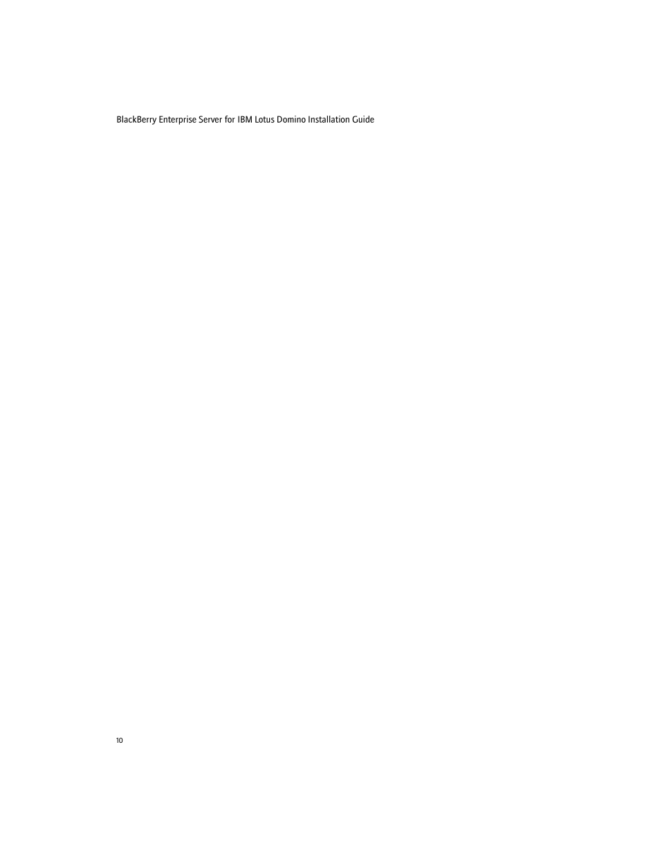 Blackberry Enterprise Server User Manual | Page 10 / 40