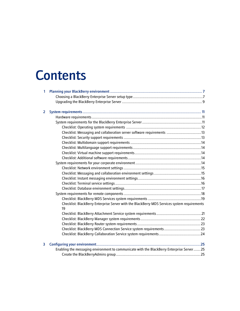 Blackberry Enterprise Server User Manual | Page 5 / 40