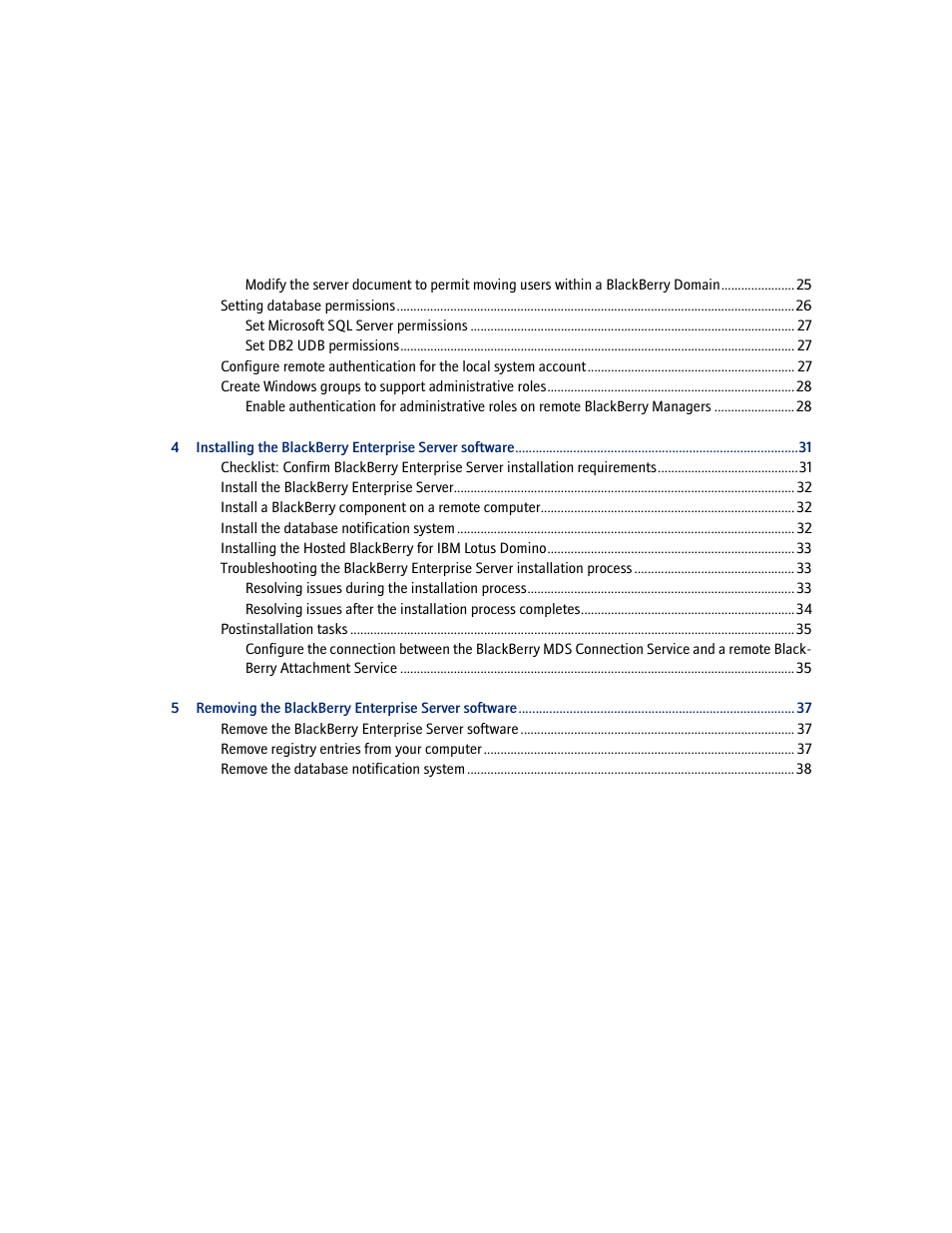 Blackberry Enterprise Server User Manual | Page 6 / 40