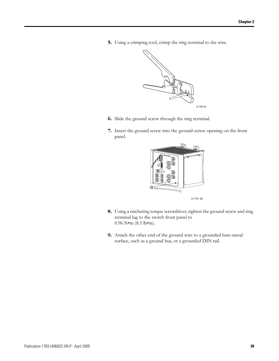 Rockwell Tools STRATIX 8000 ETHERNET 1783-MS10T User Manual | Page 39 / 92