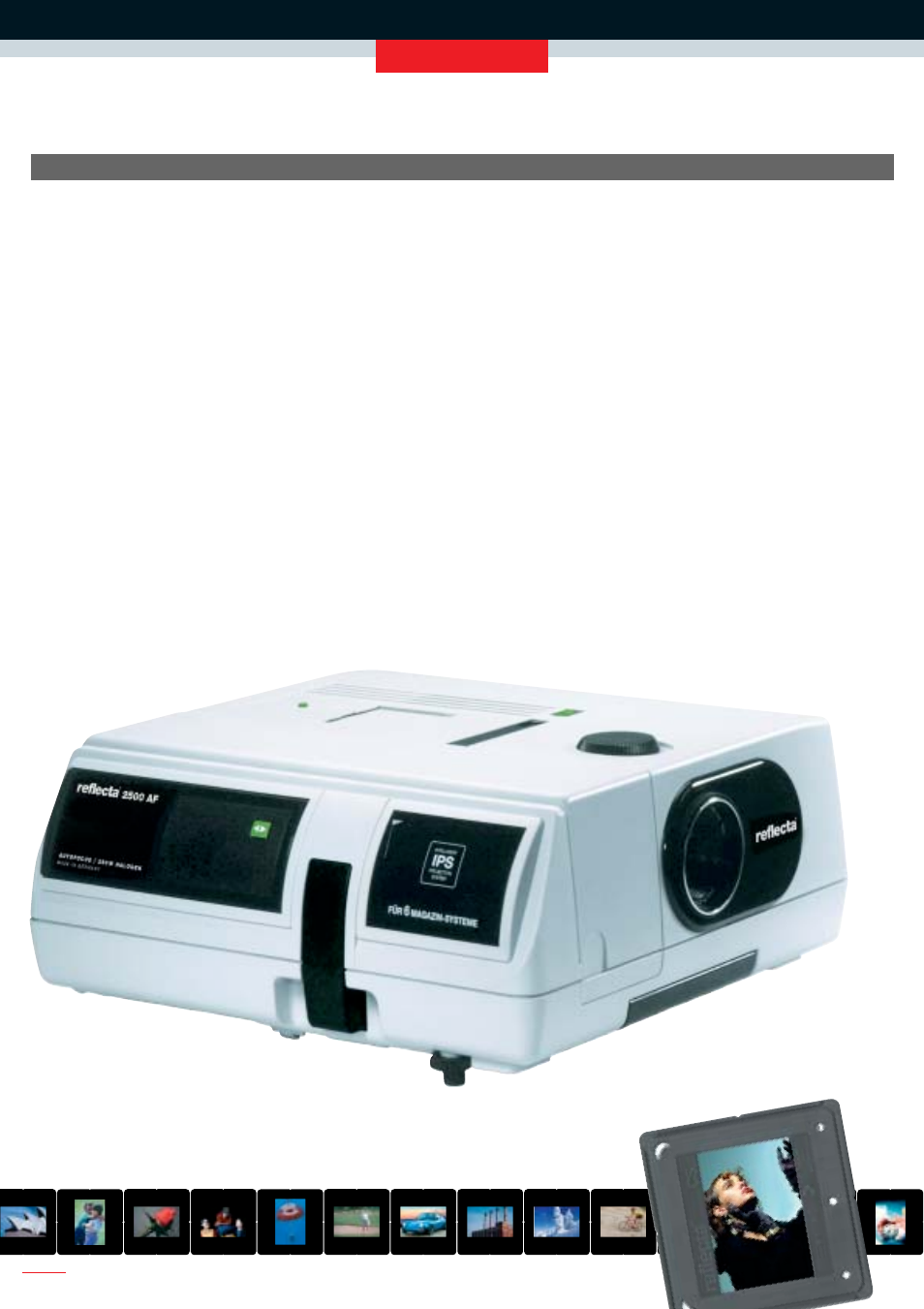 Series 2500, Reflecta 2500 af | Reflecta SERIES 3000 User Manual | Page 8 / 24