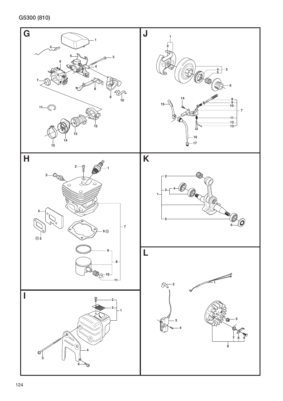 RedMax G5300 User Manual | Page 124 / 128