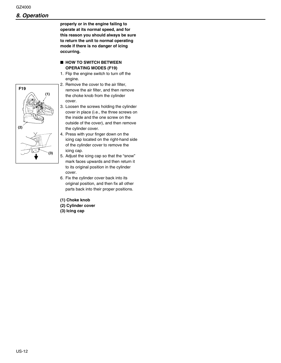 Operation | RedMax GZ4000 User Manual | Page 12 / 20