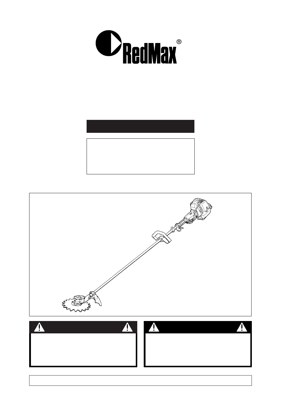 RedMax RECIPROCATOR SGCZ2500S User Manual | 32 pages