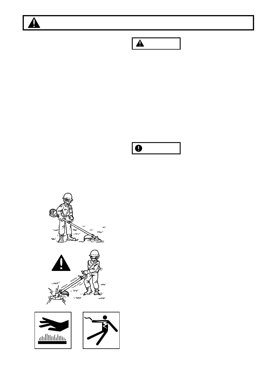 For safe operation | RedMax RECIPROCATOR SGCZ2500S User Manual | Page 9 / 32