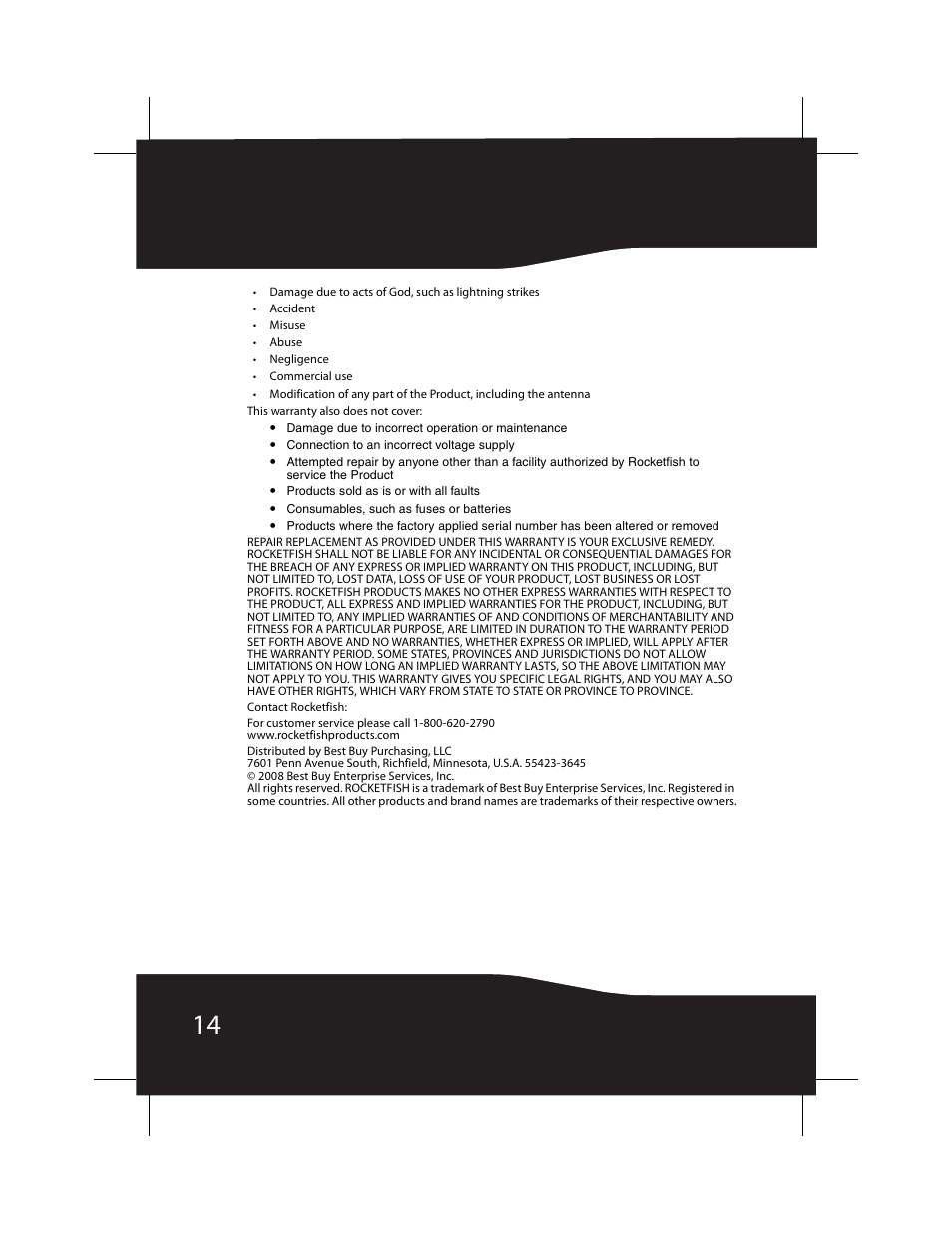 RocketFish RF-GPS3009 User Manual | Page 14 / 16