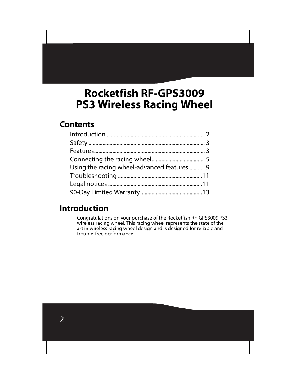 RocketFish RF-GPS3009 User Manual | Page 2 / 16