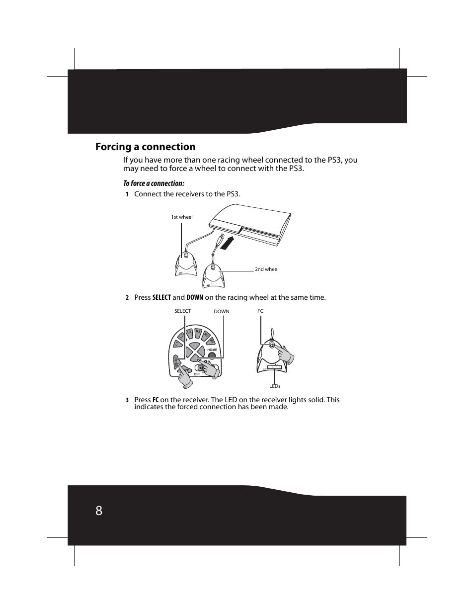 Forcing a connection | RocketFish RF-GPS3009 User Manual | Page 8 / 16