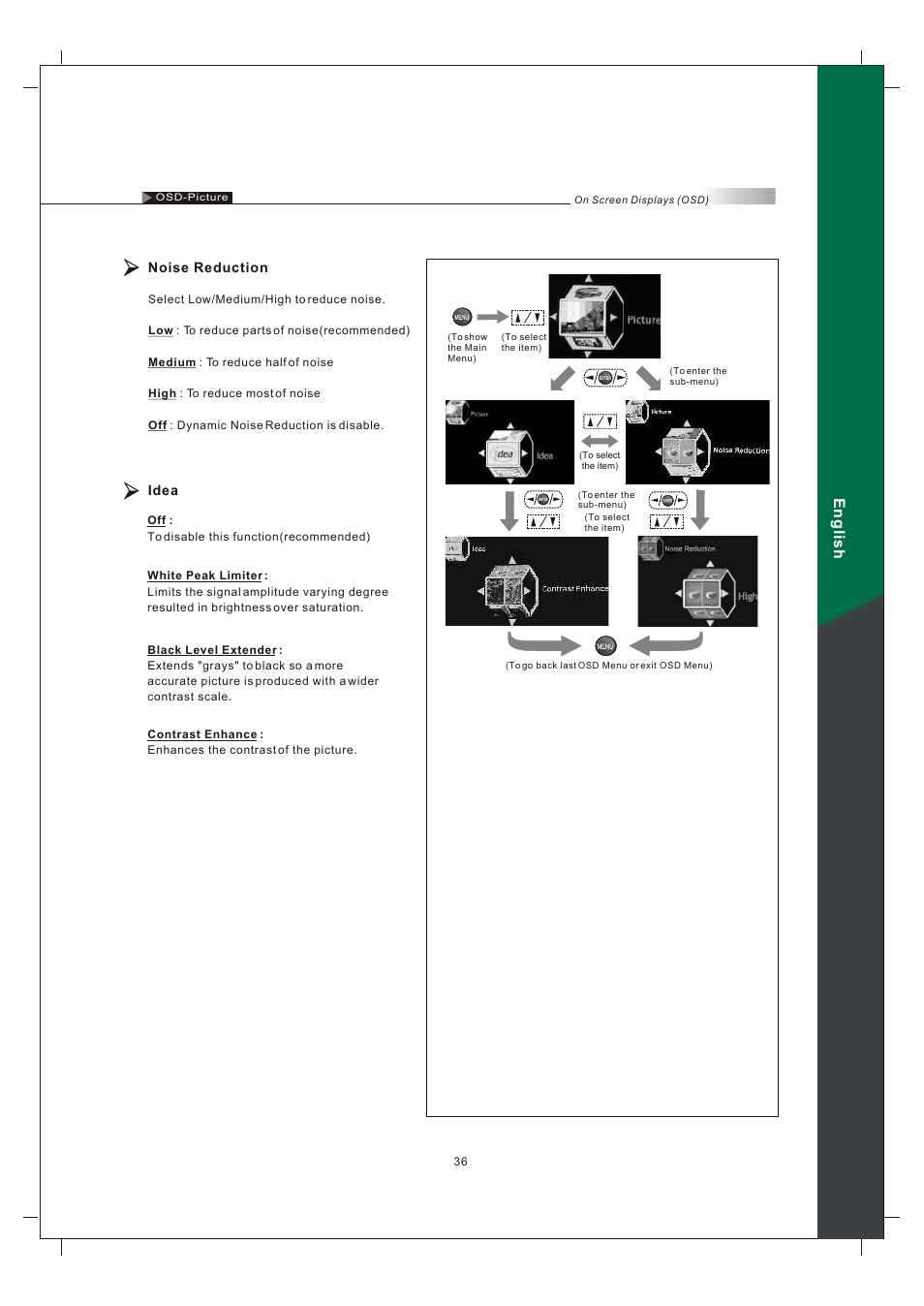 English | Olevia 242T FHD User Manual | Page 39 / 72