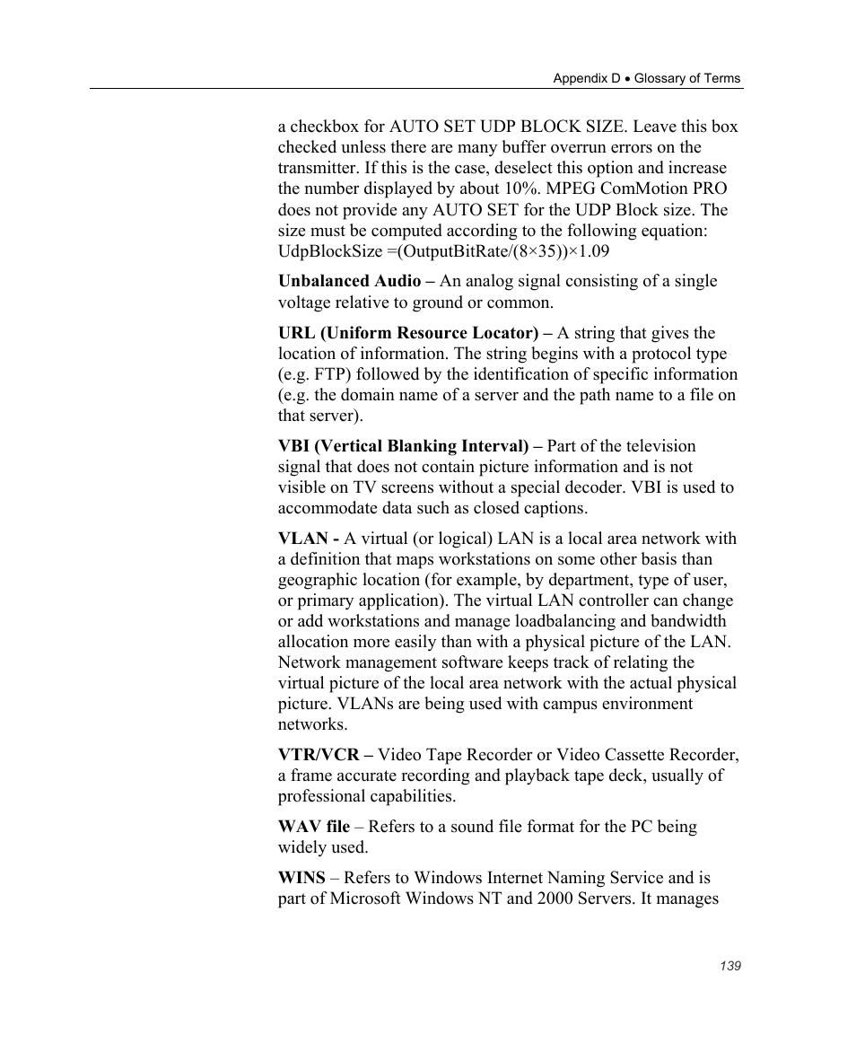 Optibase MGW 2400 WMT User Manual | Page 149 / 156