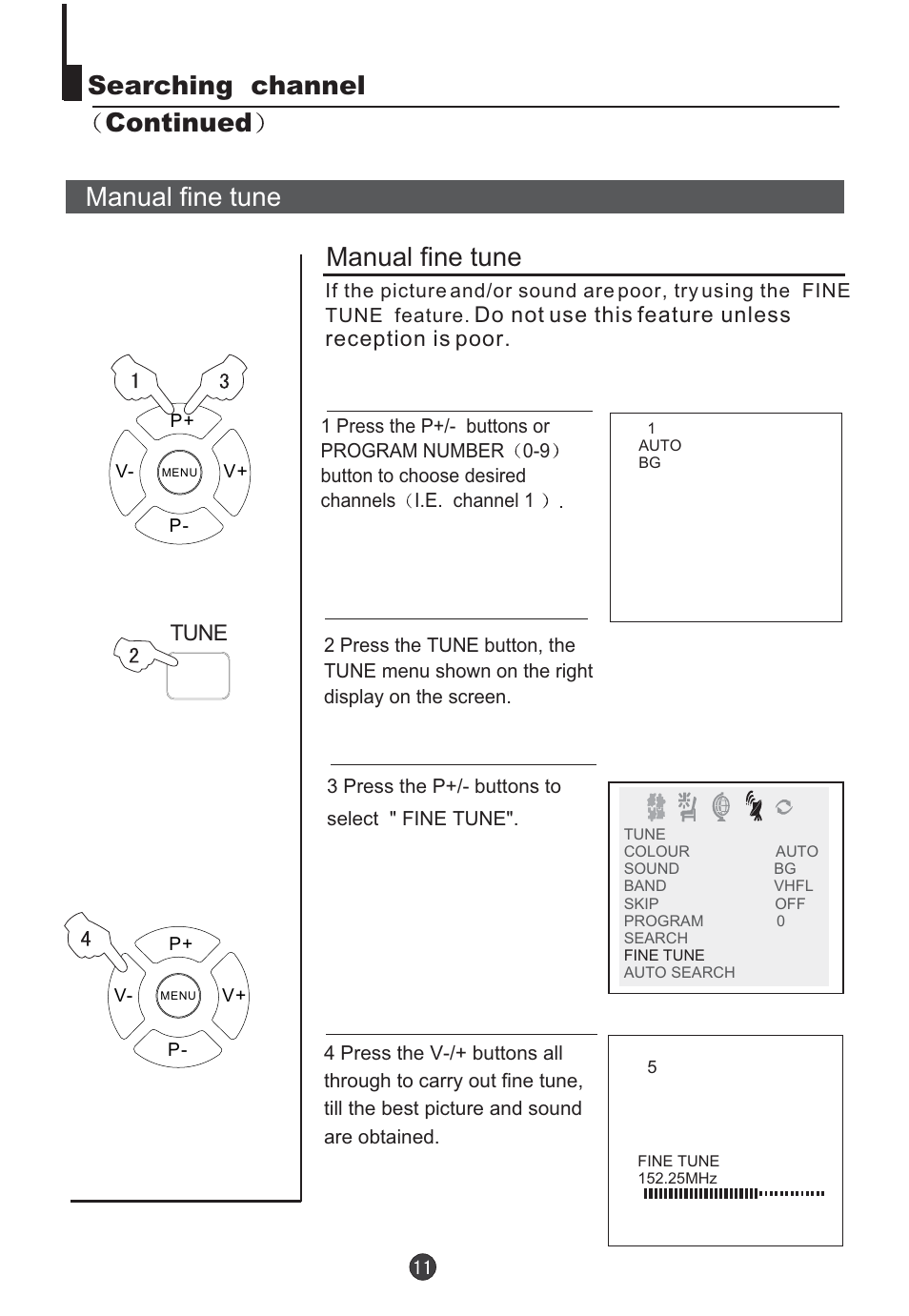 Orion TV/DVD-1432 User Manual | Page 12 / 36