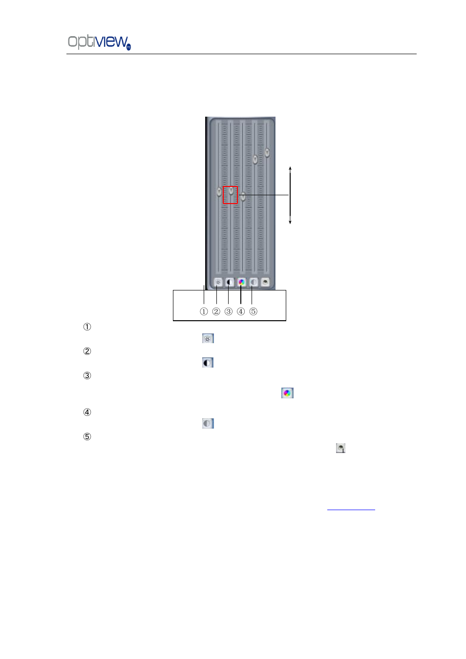 Increase ↓decrease | Optiview G0521 User Manual | Page 21 / 81