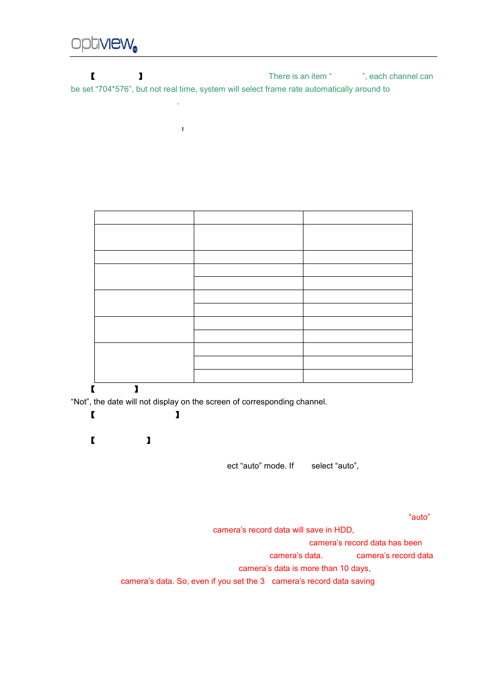 Optiview G0521 User Manual | Page 30 / 81