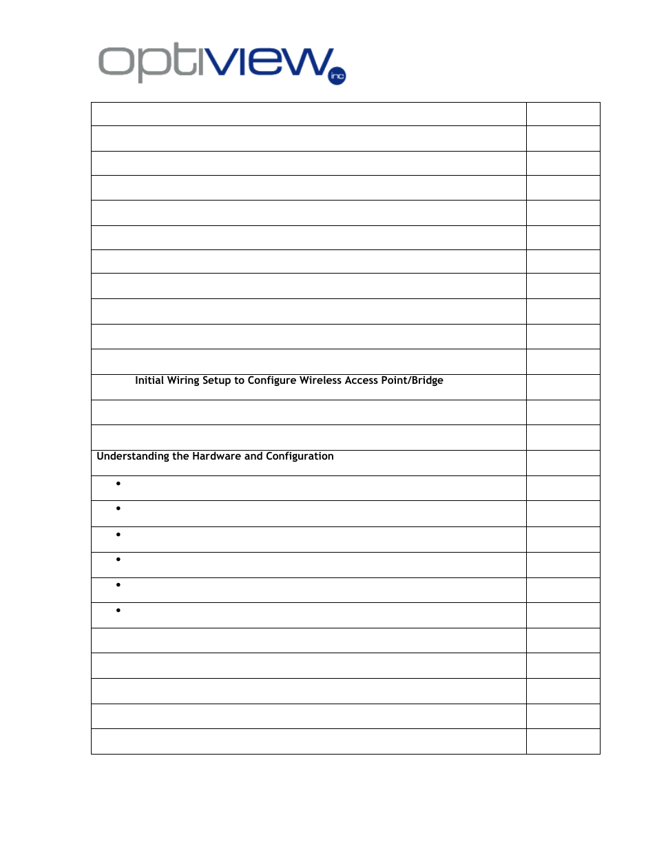 Optiview Enterprise Series User Manual | Page 2 / 35