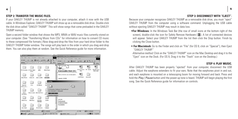 Oakley THUMP User Manual | Page 4 / 14