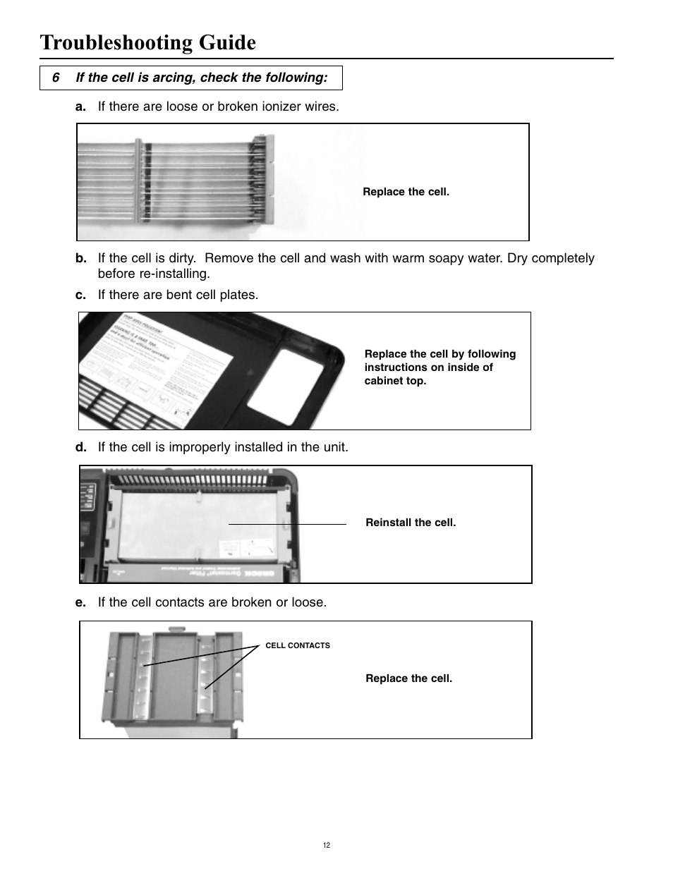 Troubleshooting guide | Oreck Super Air 5 447628 User Manual | Page 12 / 28