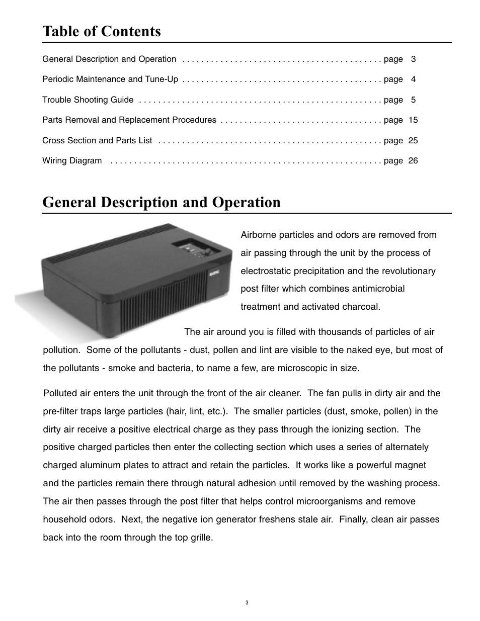 Oreck Super Air 5 447628 User Manual | Page 3 / 28