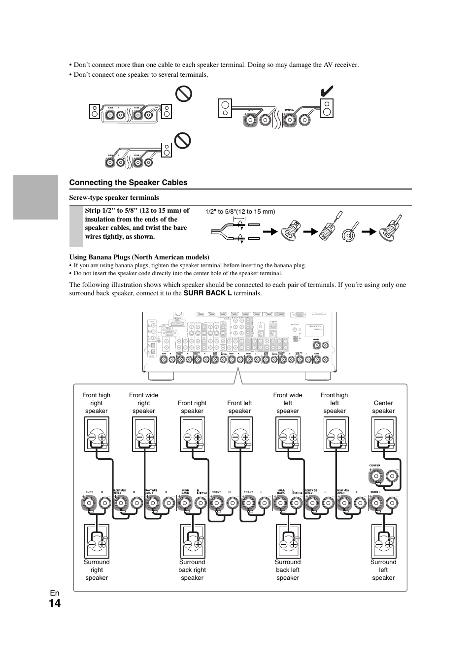 Onkyo TX-NR1008 User Manual | Page 14 / 104