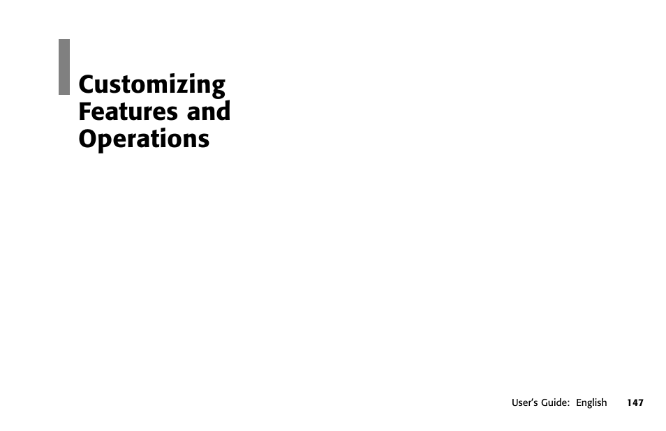 Overview, Customizing features and operations | Oki FAX 5950 User Manual | Page 161 / 248