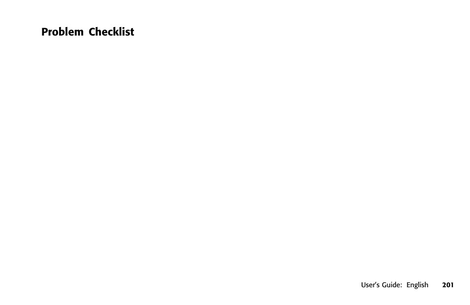 Problem checklist | Oki FAX 5950 User Manual | Page 215 / 248