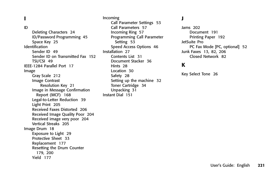 Oki FAX 5950 User Manual | Page 235 / 248