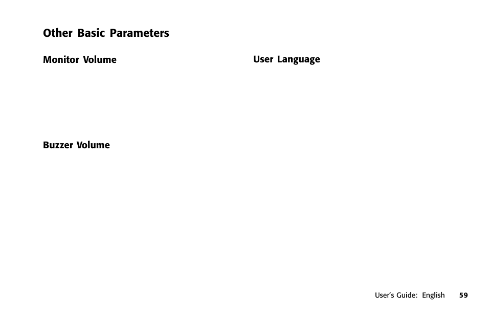 Other basic parameters | Oki FAX 5950 User Manual | Page 73 / 248
