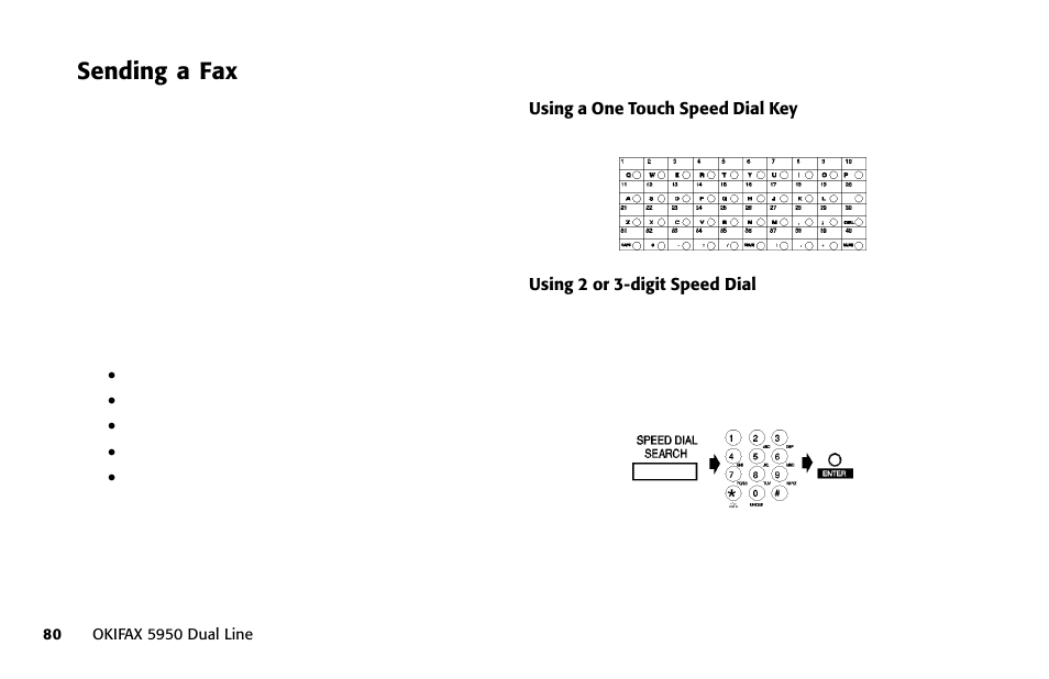 Sending a fax | Oki FAX 5950 User Manual | Page 94 / 248