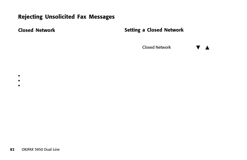 Rejecting unsolicited fax messages | Oki FAX 5950 User Manual | Page 96 / 248