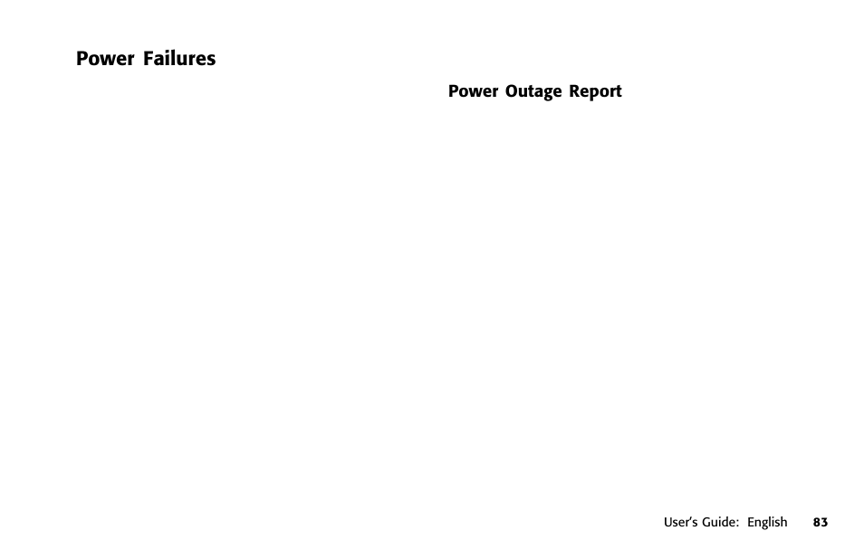 Power failures | Oki FAX 5950 User Manual | Page 97 / 248