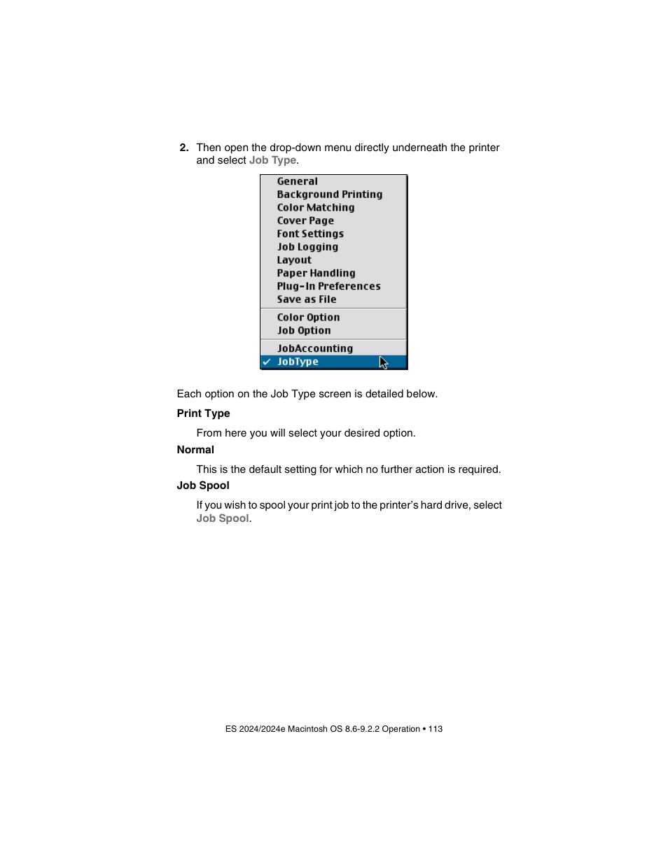 Oki 2024/2024e User Manual | Page 113 / 260