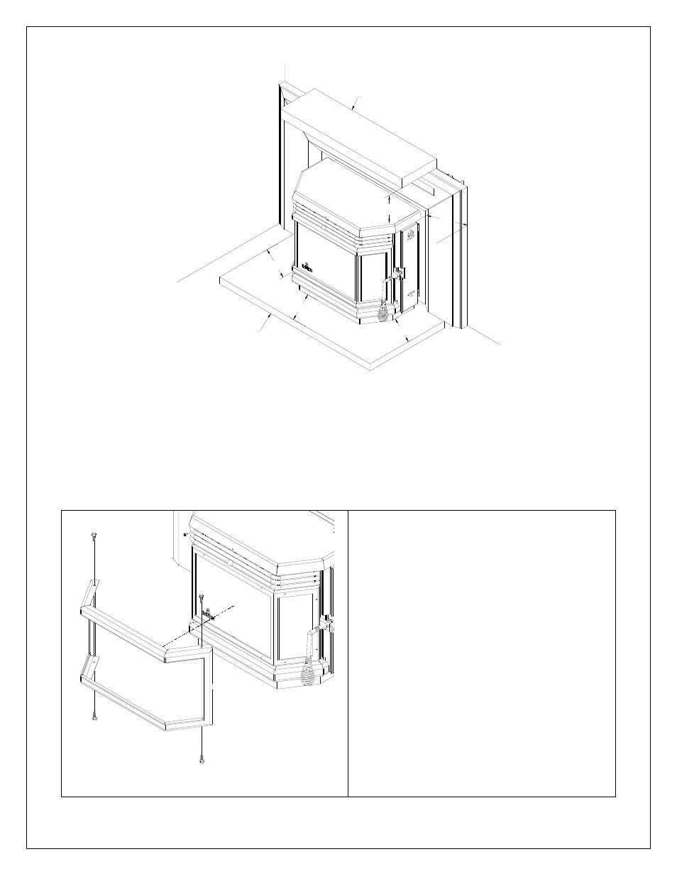 Figure 36 clearances | Osburn Stoves by SB I HYBRID 35 User Manual | Page 14 / 36