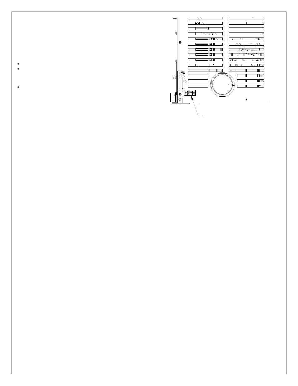 Thermostat wire terminal | Osburn Stoves by SB I HYBRID 35 User Manual | Page 19 / 36