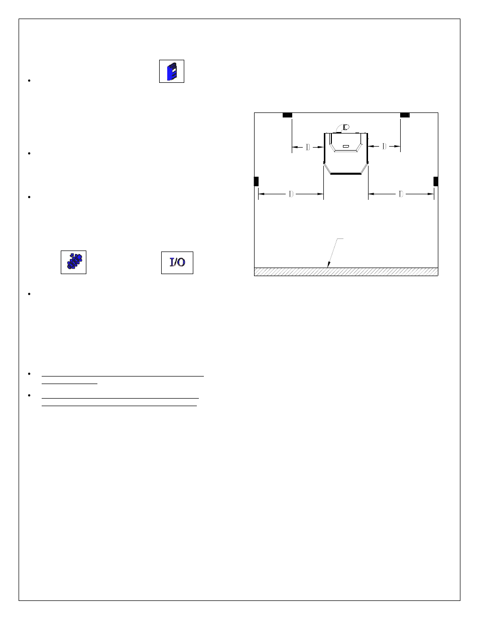 D = minimum distance 15 feet, Figure 42 thermostat location | Osburn Stoves by SB I HYBRID 35 User Manual | Page 20 / 36