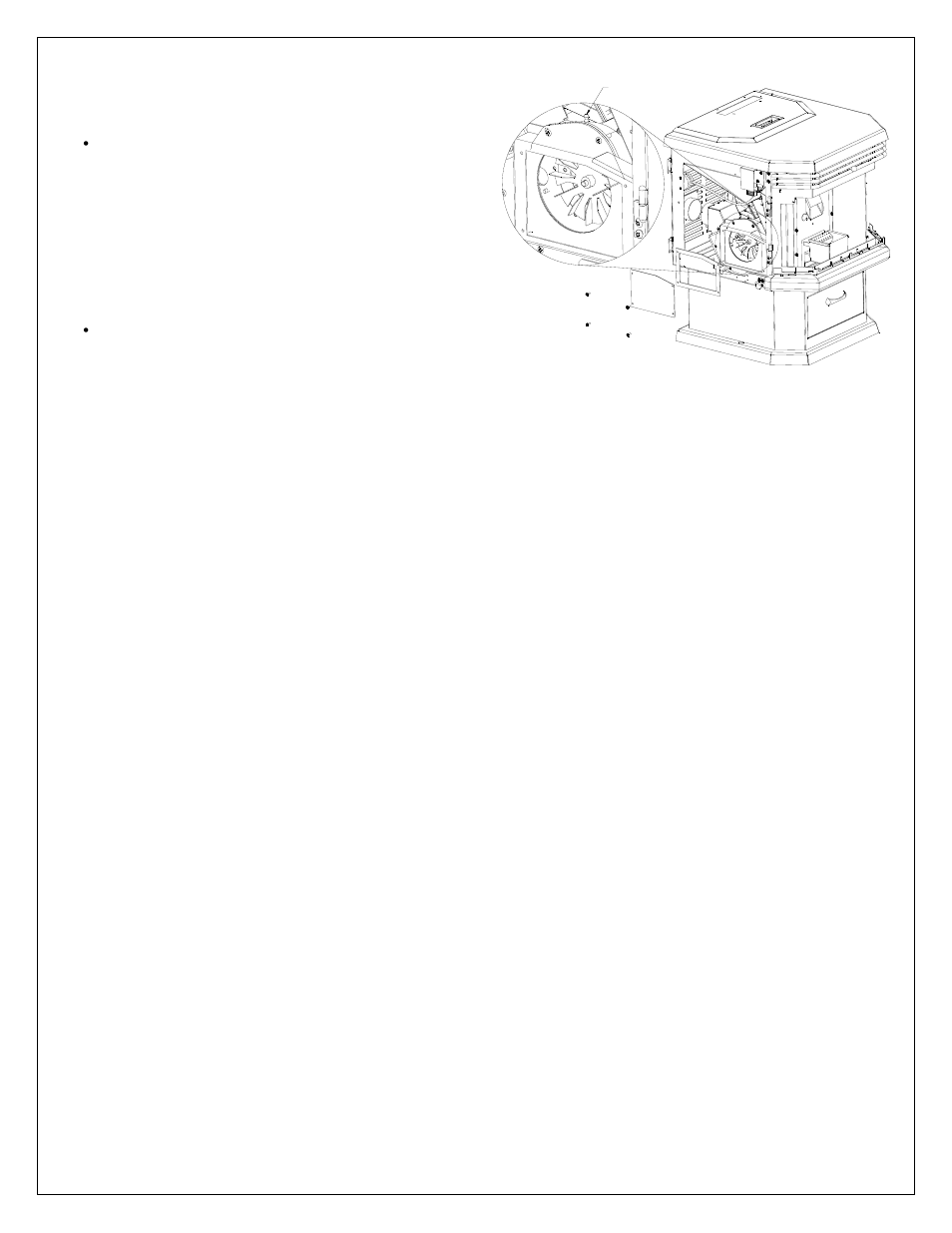 Figure 50 exhaust blower cleaning | Osburn Stoves by SB I HYBRID 35 User Manual | Page 24 / 36